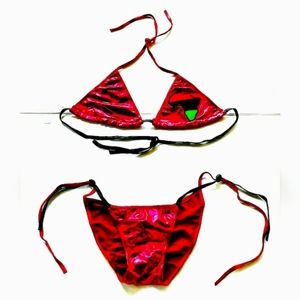 NEW African Print Bikini Set! Ethnic Cultural Tribal Swimwear. RBG Africa Rasta